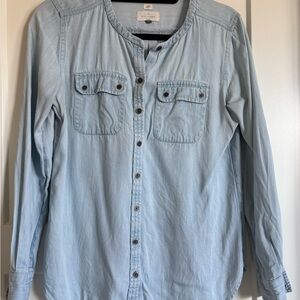 Ann Taylor Loft Denim Shirt